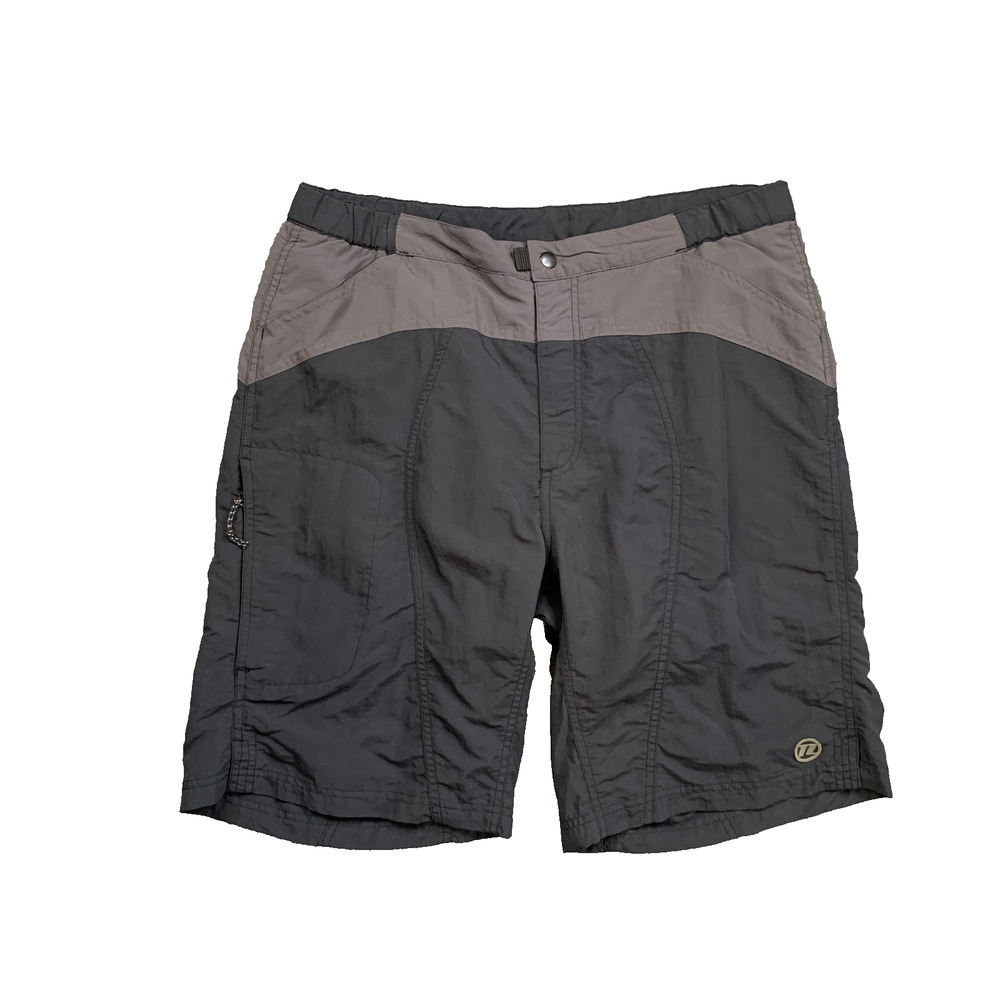 Novara Mountain Biking Shorts Mens L Large Nylon Cycling Padded Chamois Hiking